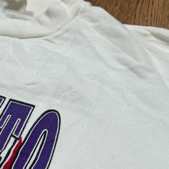 Vintage 90s Toronto Raptors Claw Logo Made in Canada Sweatshirt Mens Large - Picture 4 of 8